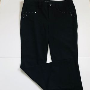 INC International Concepts Black Trousers Pants 8